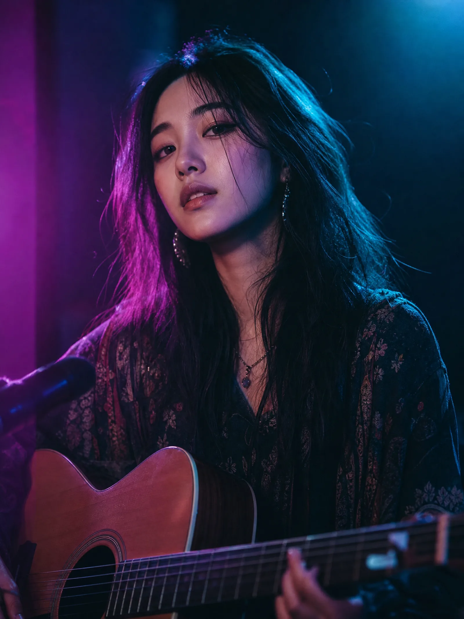 独立音乐人林晓的舞台肖像